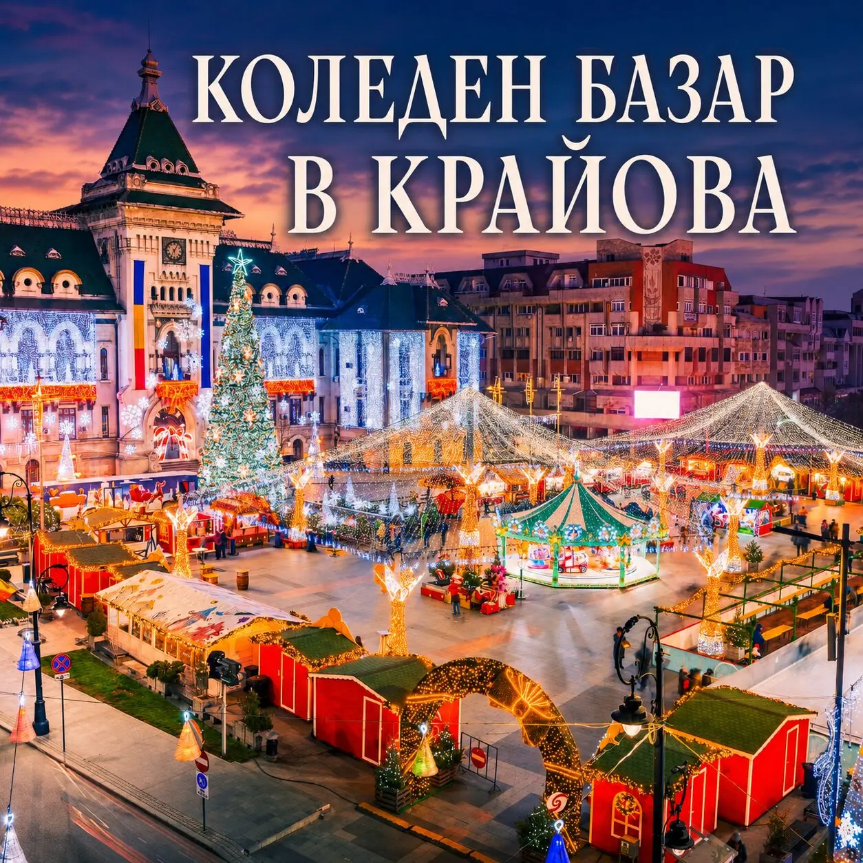 Коледен базар в Крайова